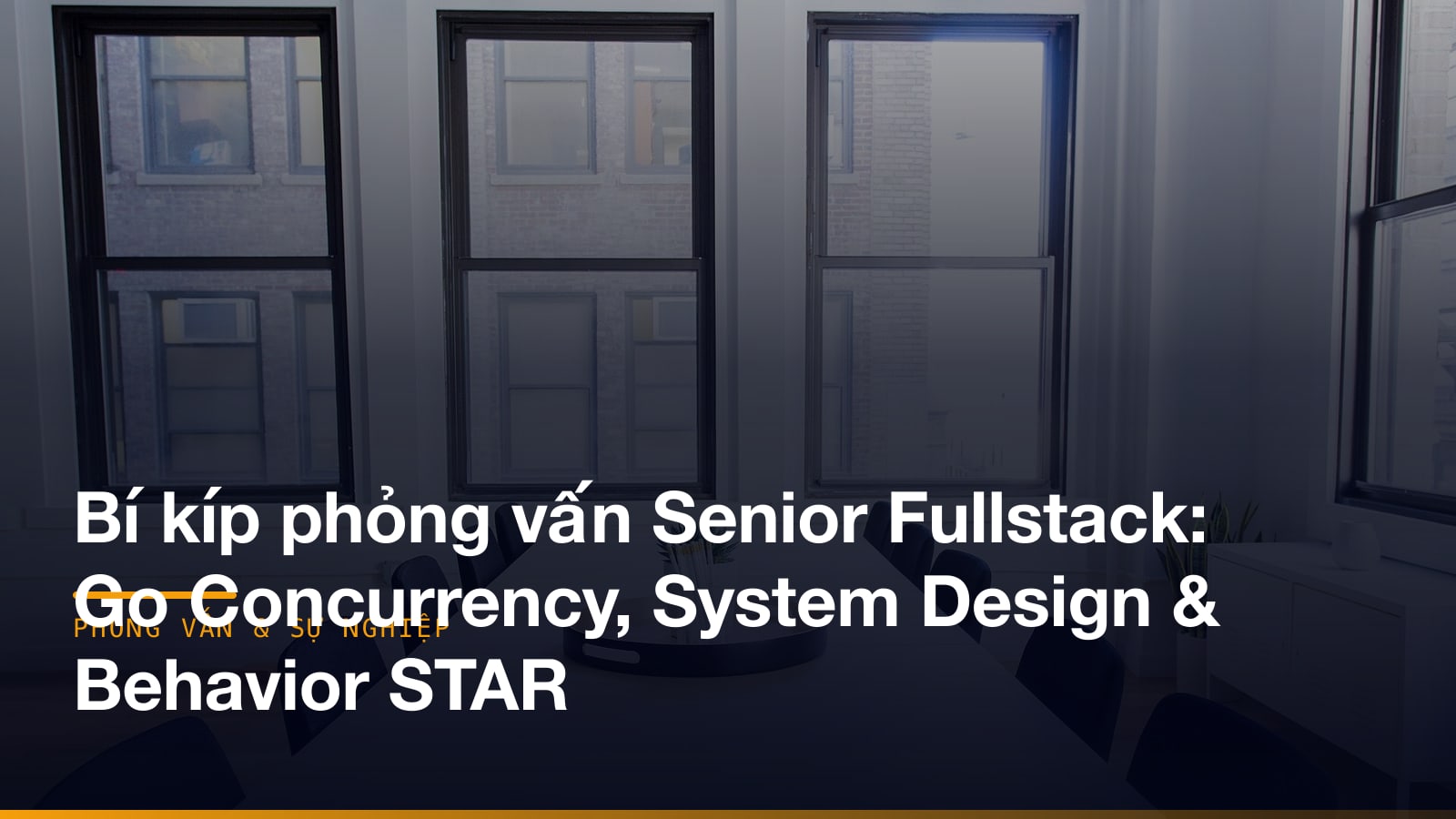Buổi phỏng vấn trong văn phòng