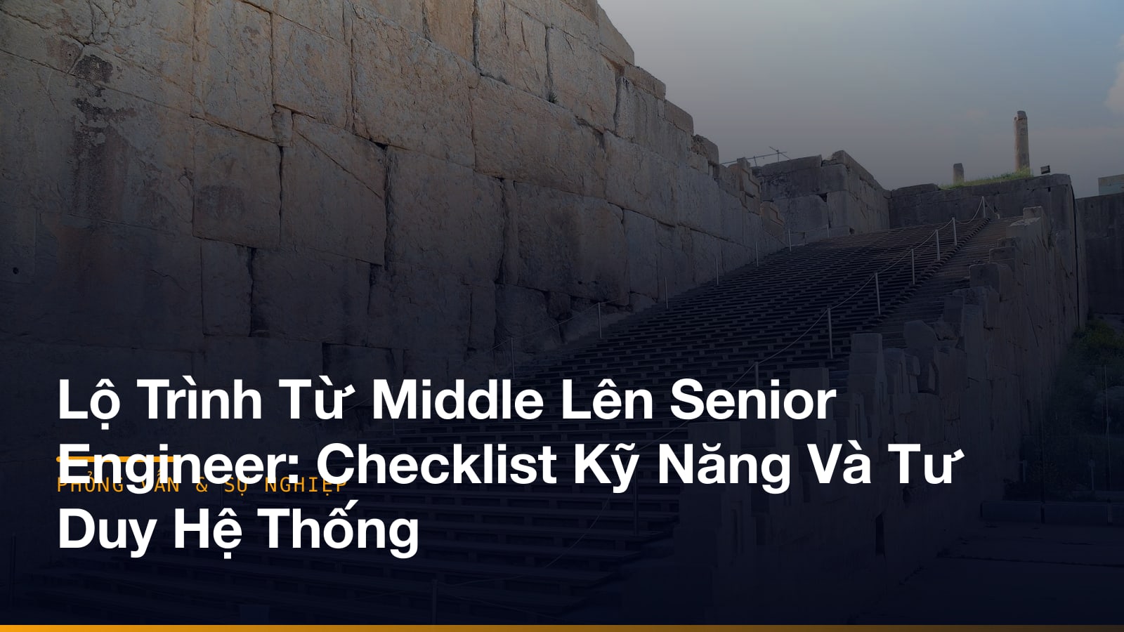 Cầu thang dẫn lên cao