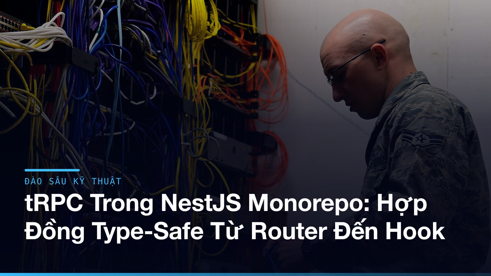 Giàn cáp mạng trong patch panel